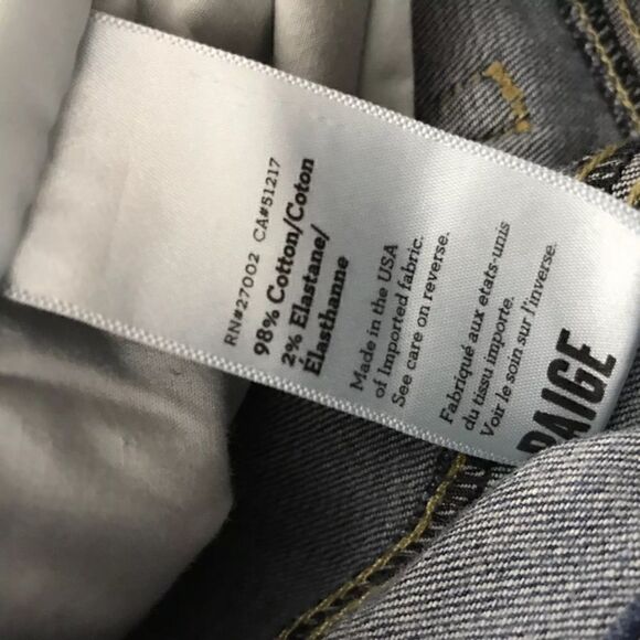 Paige Jeans Skyline Ankle Peg Skinny Distressed - Picture 6 of 7